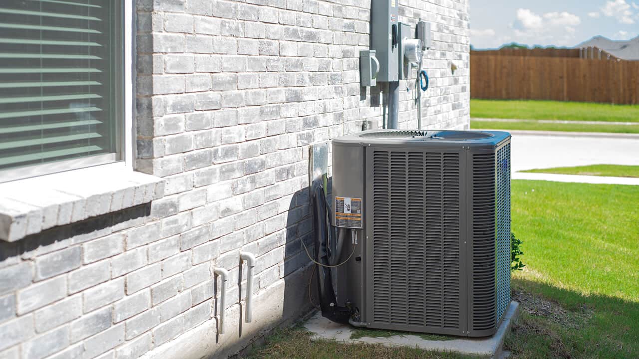 HVAC installation on a residential project
