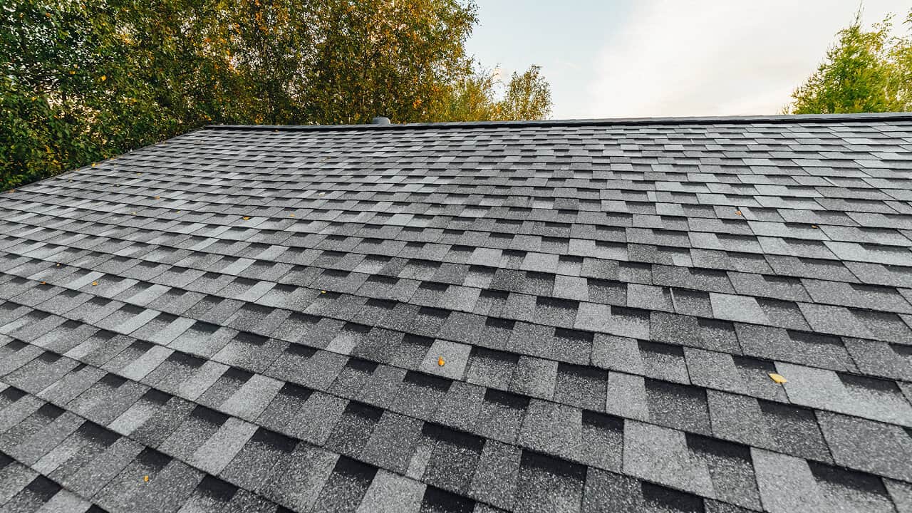 Roof replacement on a residential home